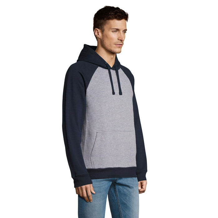 Grey Melange French Navy