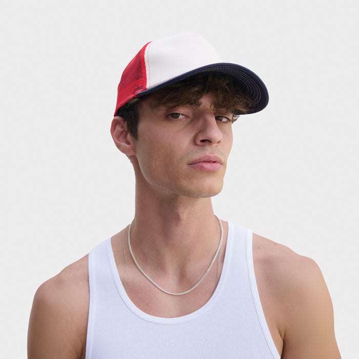 Off White|French Navy Bright Red M